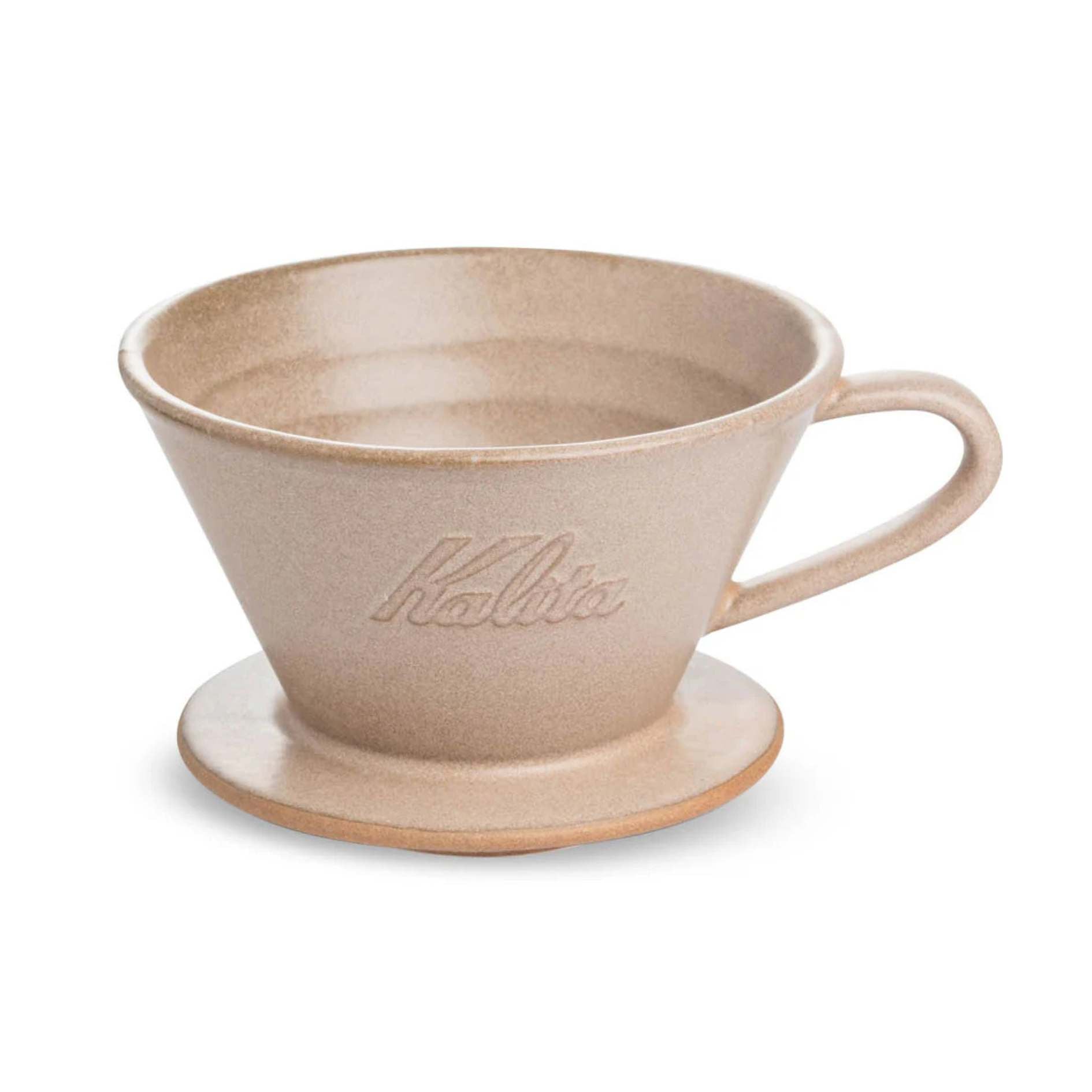 Kalita : Coador Base Reta : Cerâmica MINO Marrom – Cafino