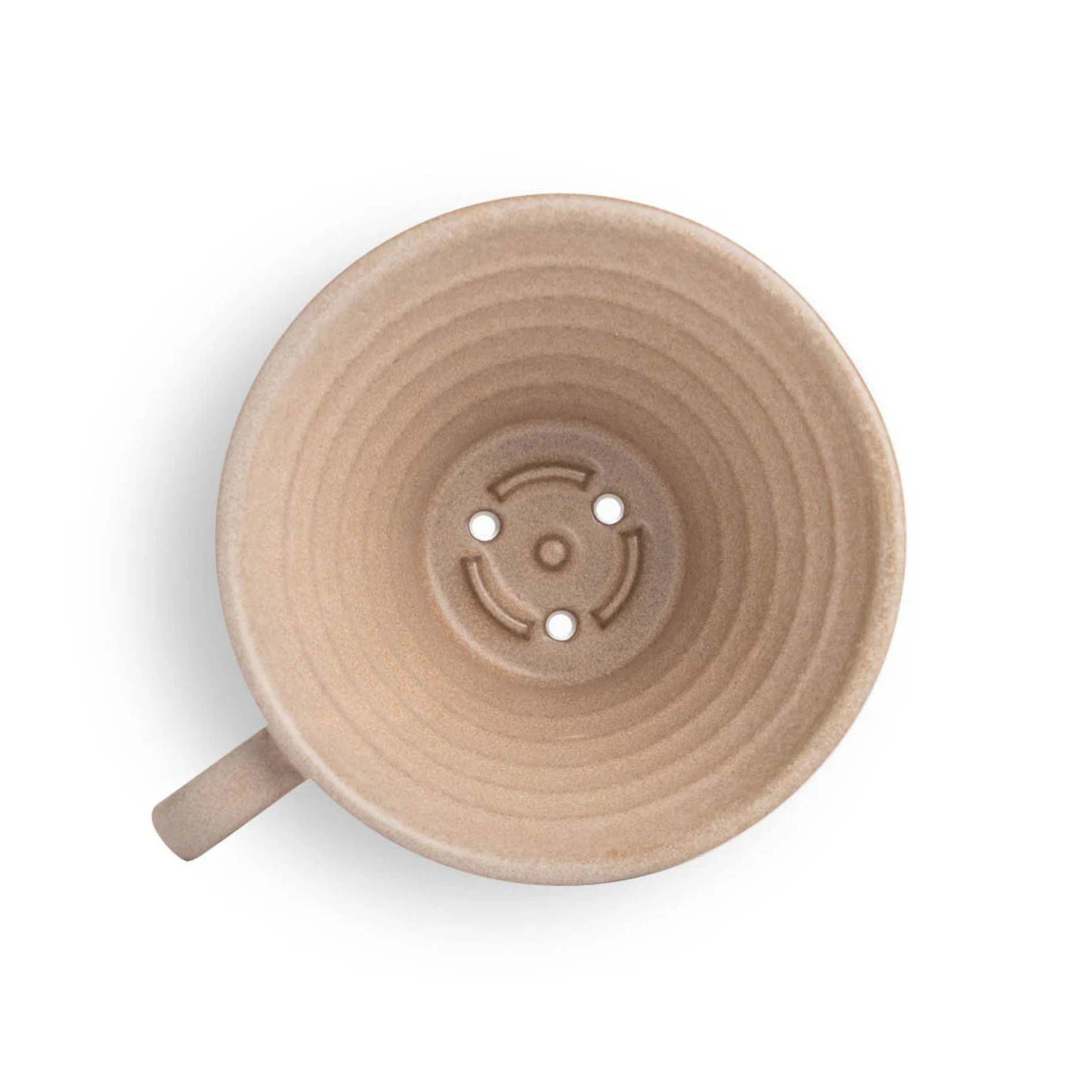 Kalita : Coador Base Reta : Cerâmica MINO Marrom – Cafino