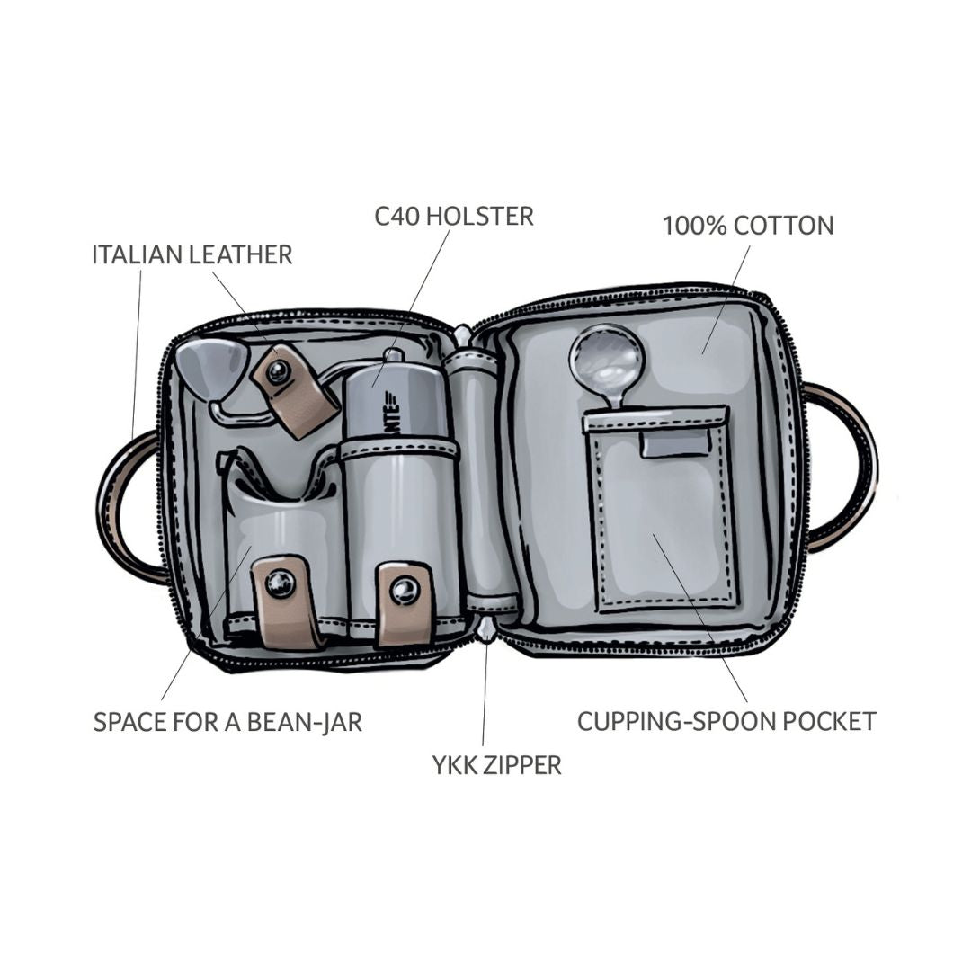 Comandante : Bolsa de Viagem C40/C60 (Preta) – Cafino
