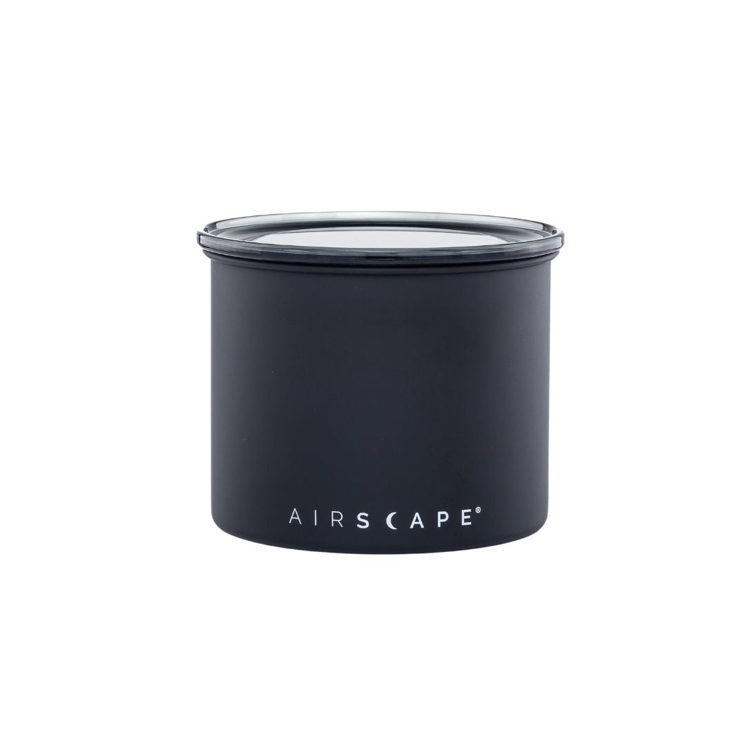 Airscape Classic : Pote de Metal 250g (Preto Fosco) - Planetary Design - Cafino