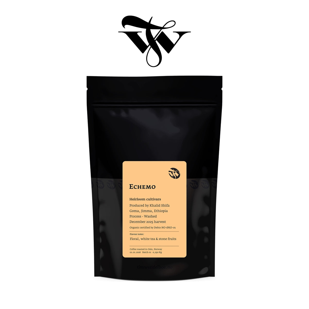 Tim Wendelboe Echemo Orgânico Certificado 250g