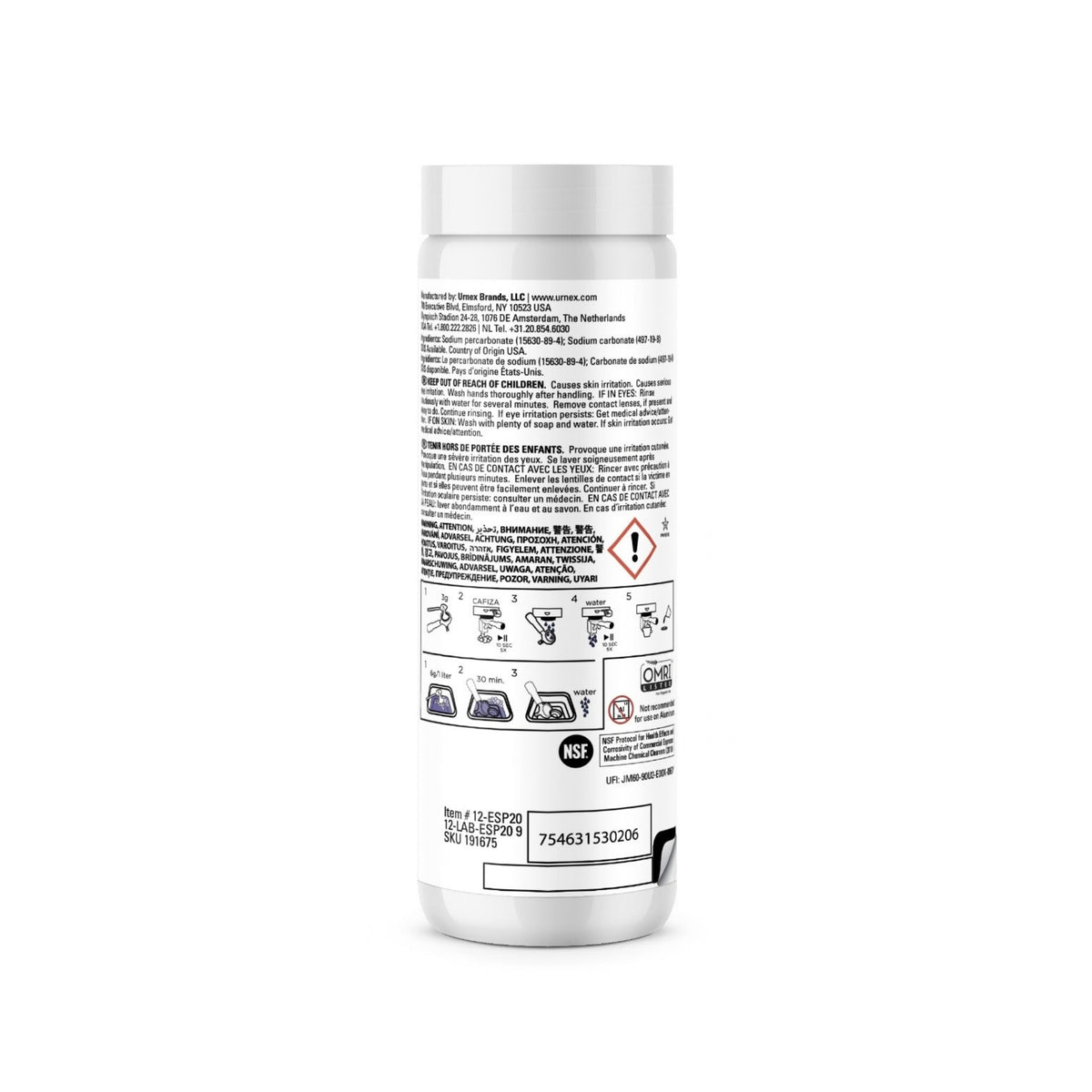 Urnex Cafiza Detergente em Pó