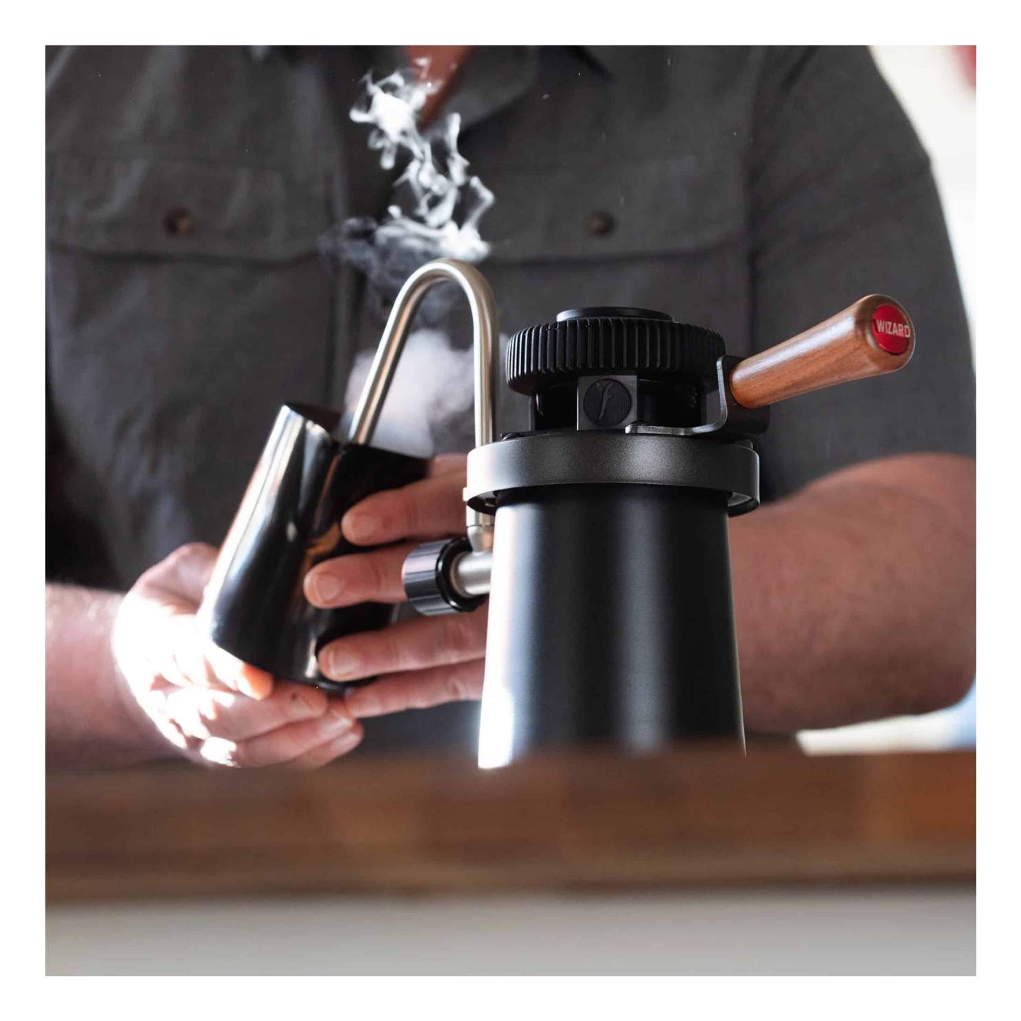 Flair Wizard : Vaporizador de Leite – Cafino