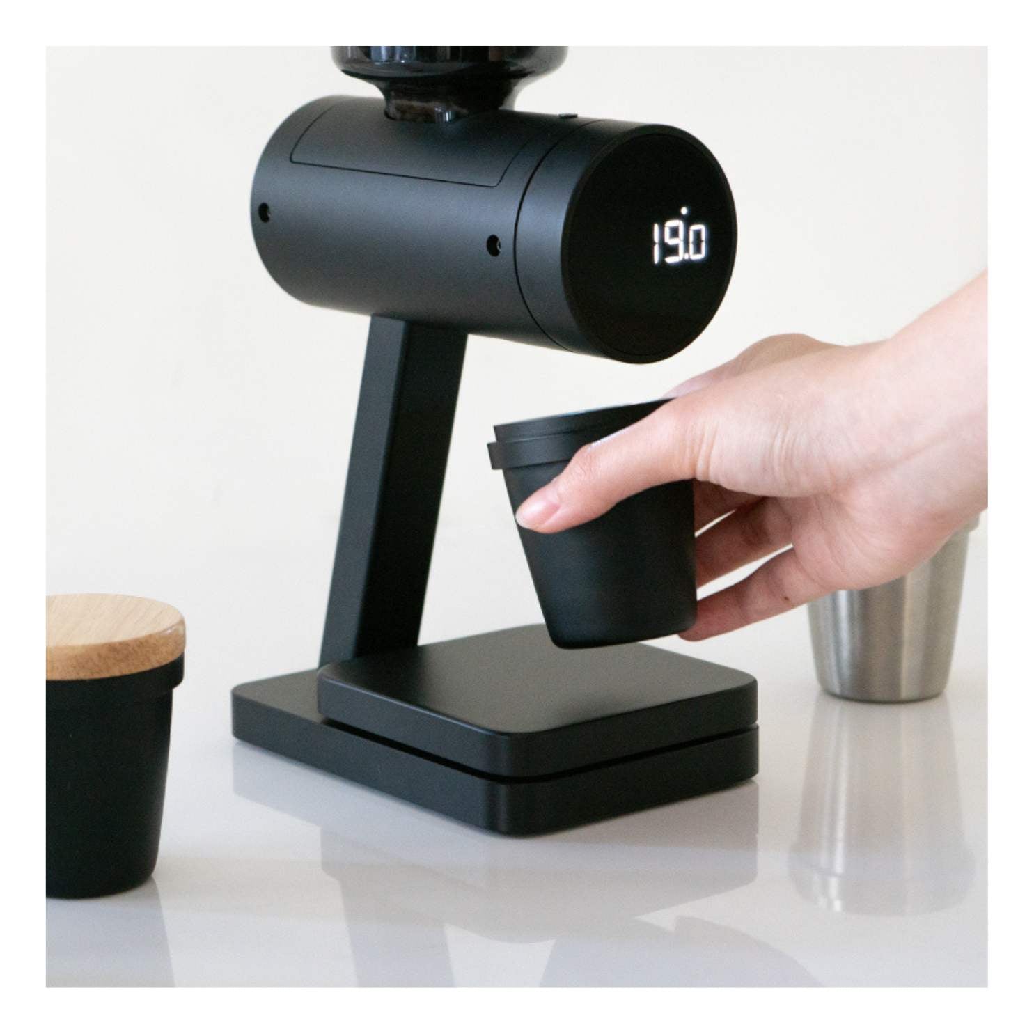 Acaia : Orion Nano : Dosador de Grãos (Preto)