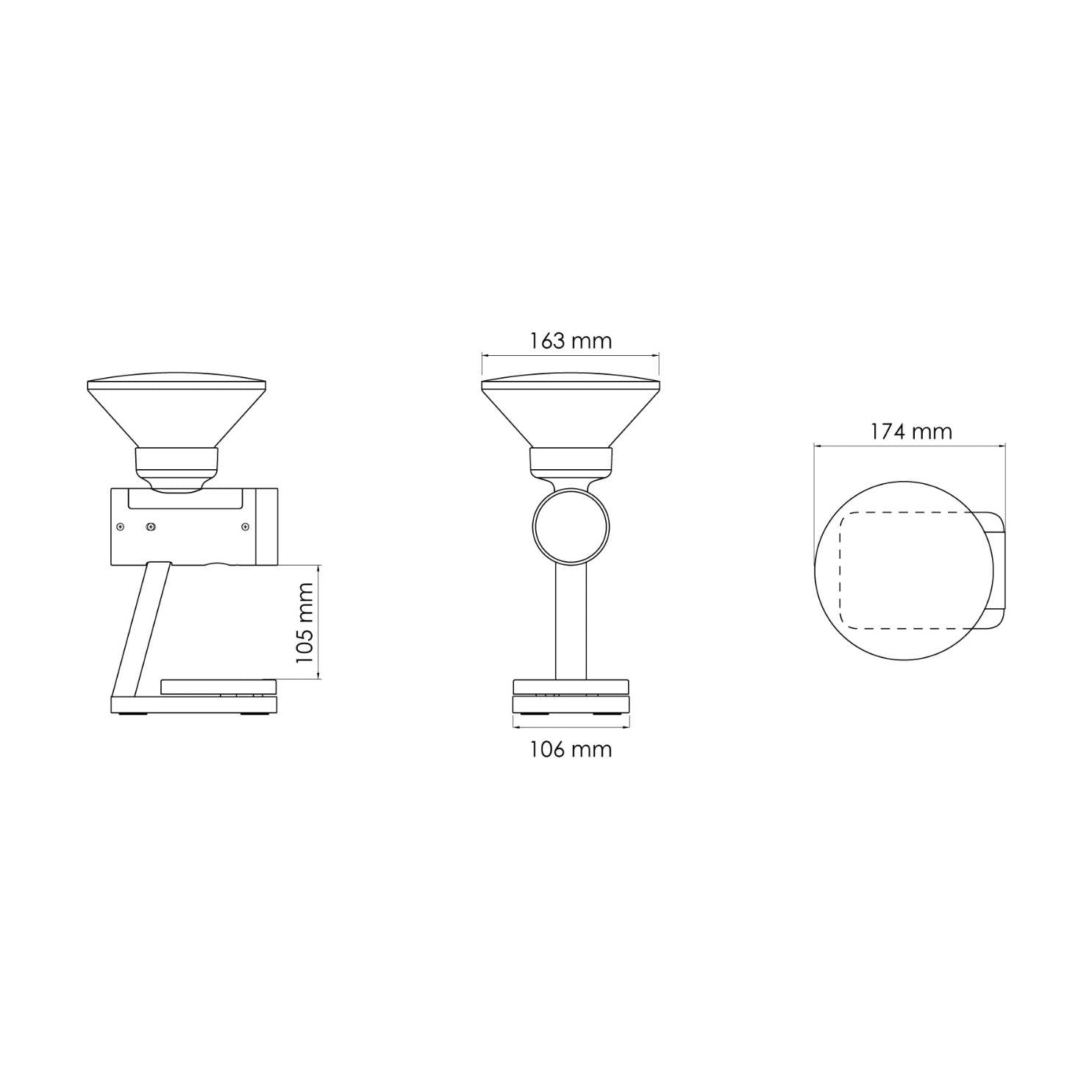 Acaia : Orion Nano : Dosador de Grãos (Preto)