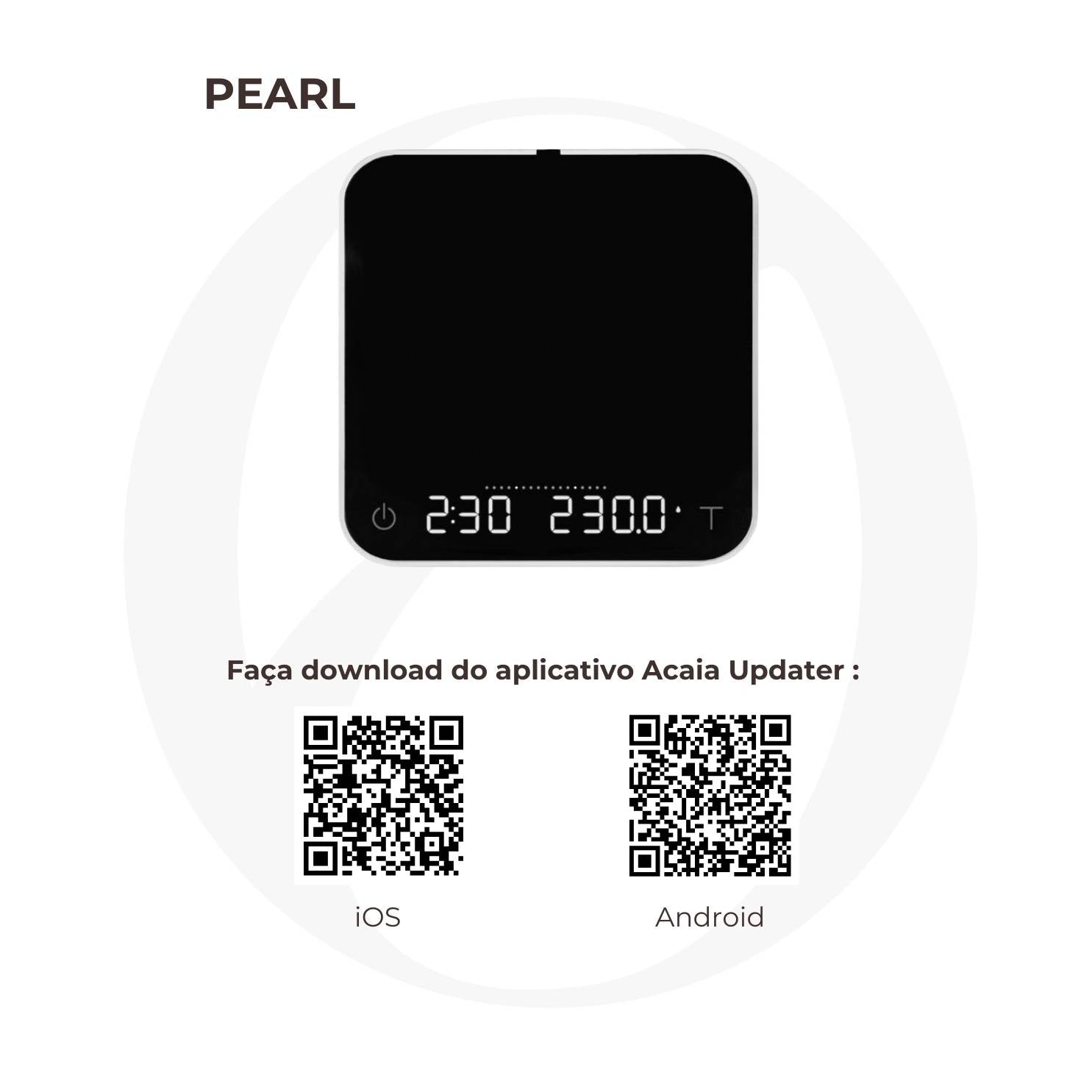 Acaia : Pearl : Balança Digital (Preta)