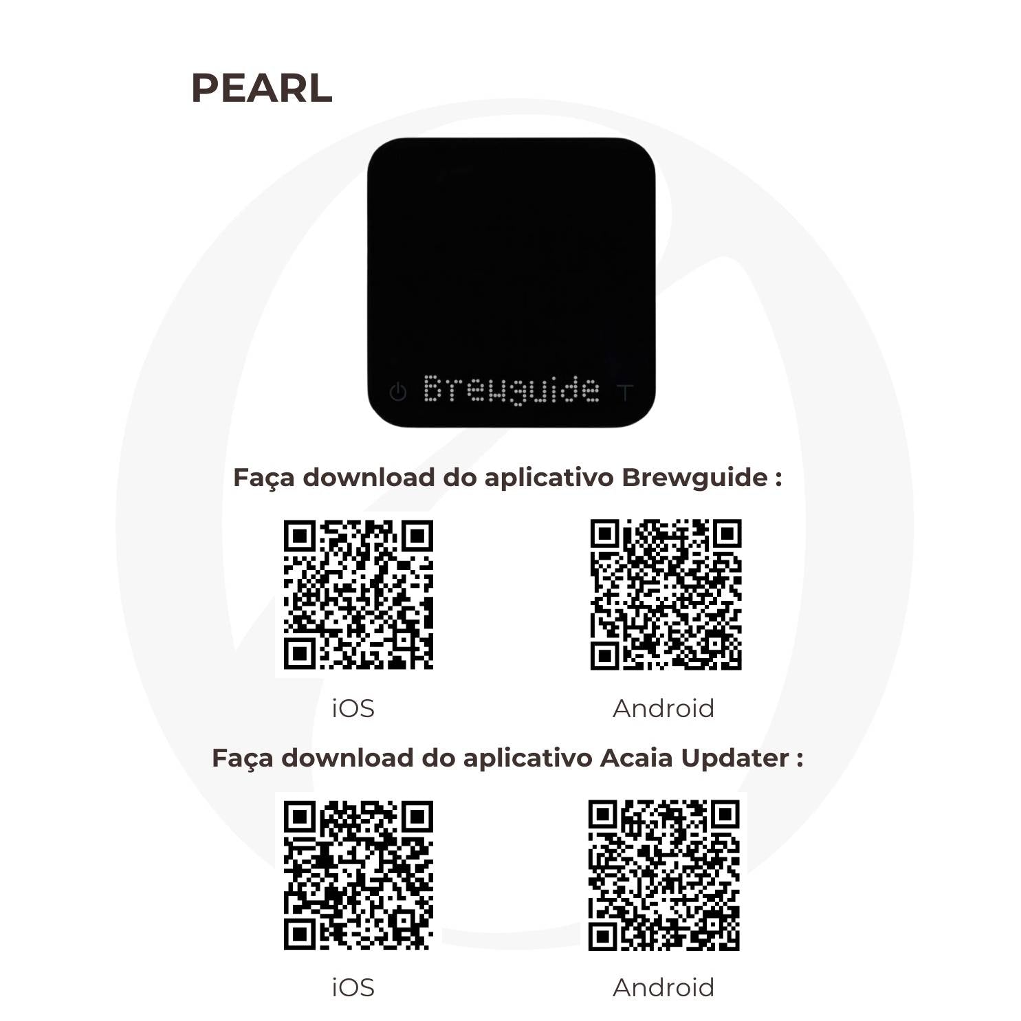 Acaia : Pearl S : Balança Digital (Branca)