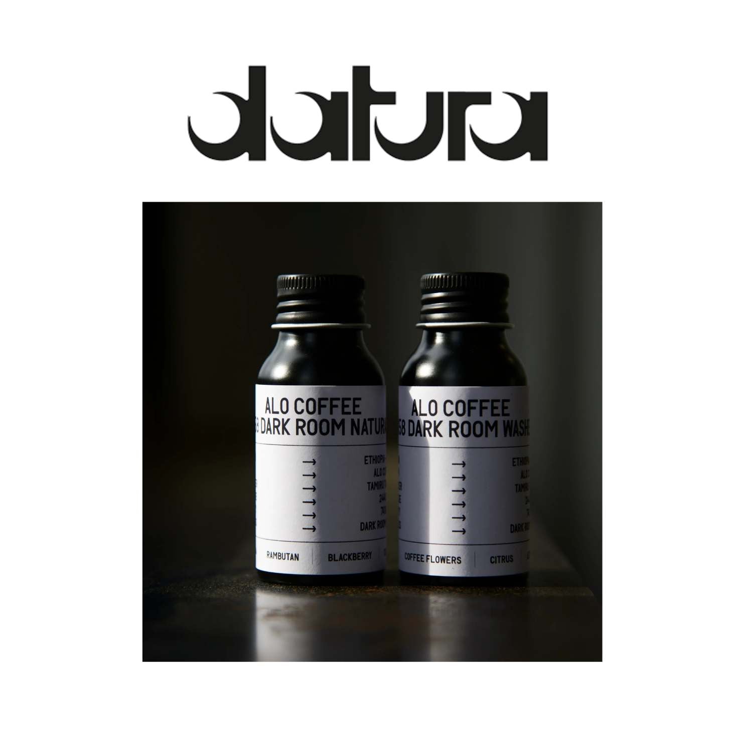 Datura : Alo Coffee Dark Room Washed & Natural : 2 x 25g Grãos