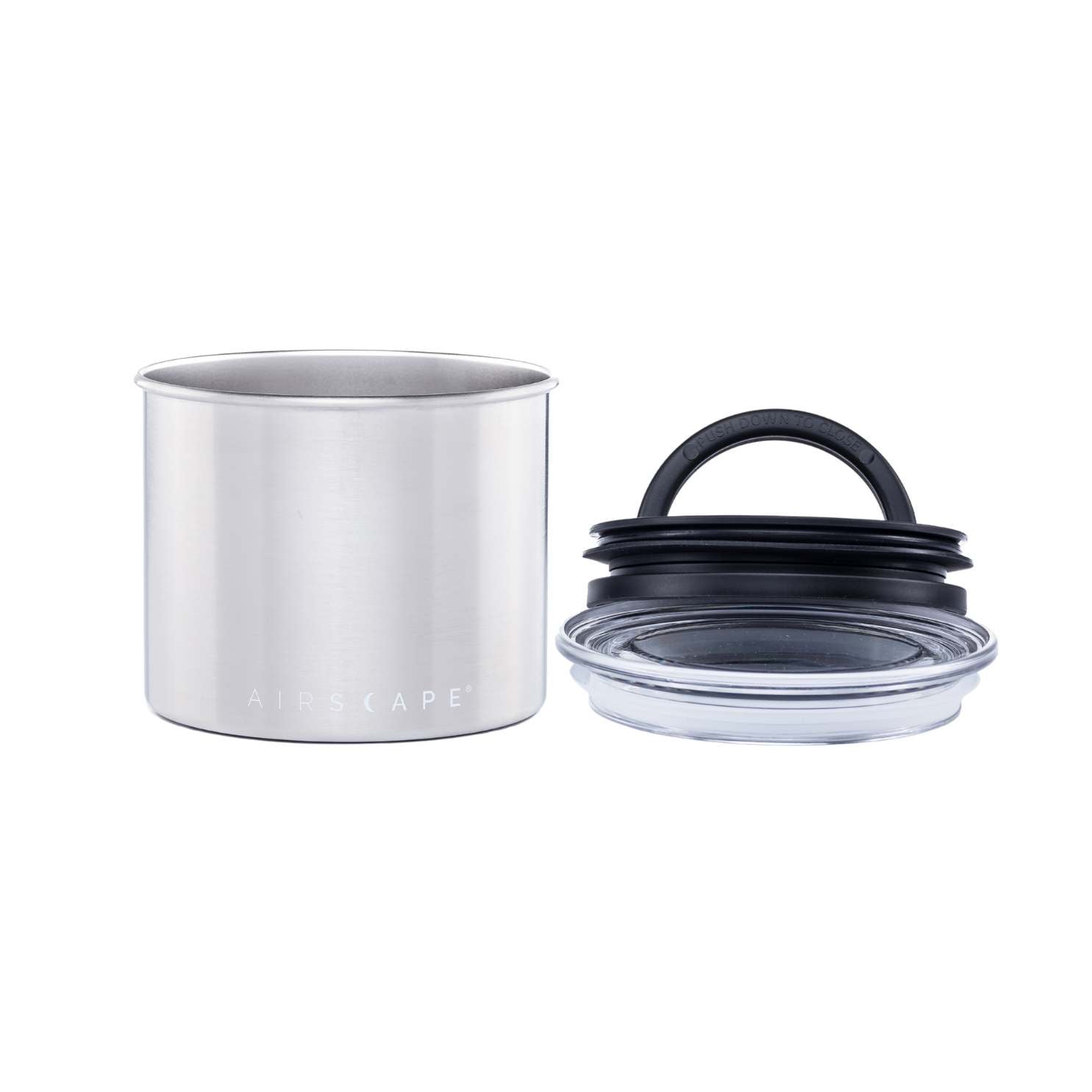 Airscape Classic  : Pote de Metal 250g (Aço Escovado)