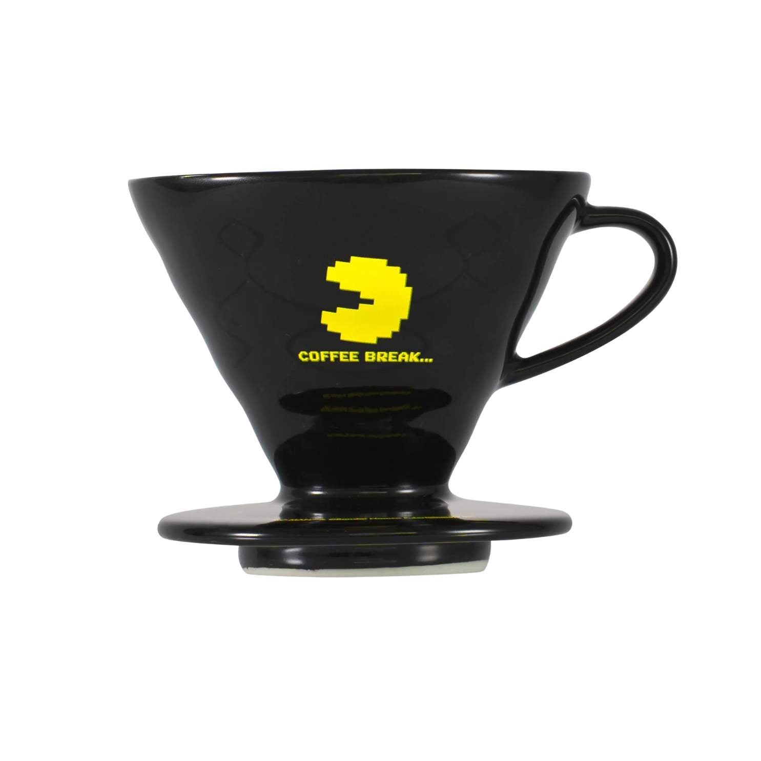 Hario : V60 PAC-MAN : Coador de Cerâmica com Jarra (Edição Limitada)