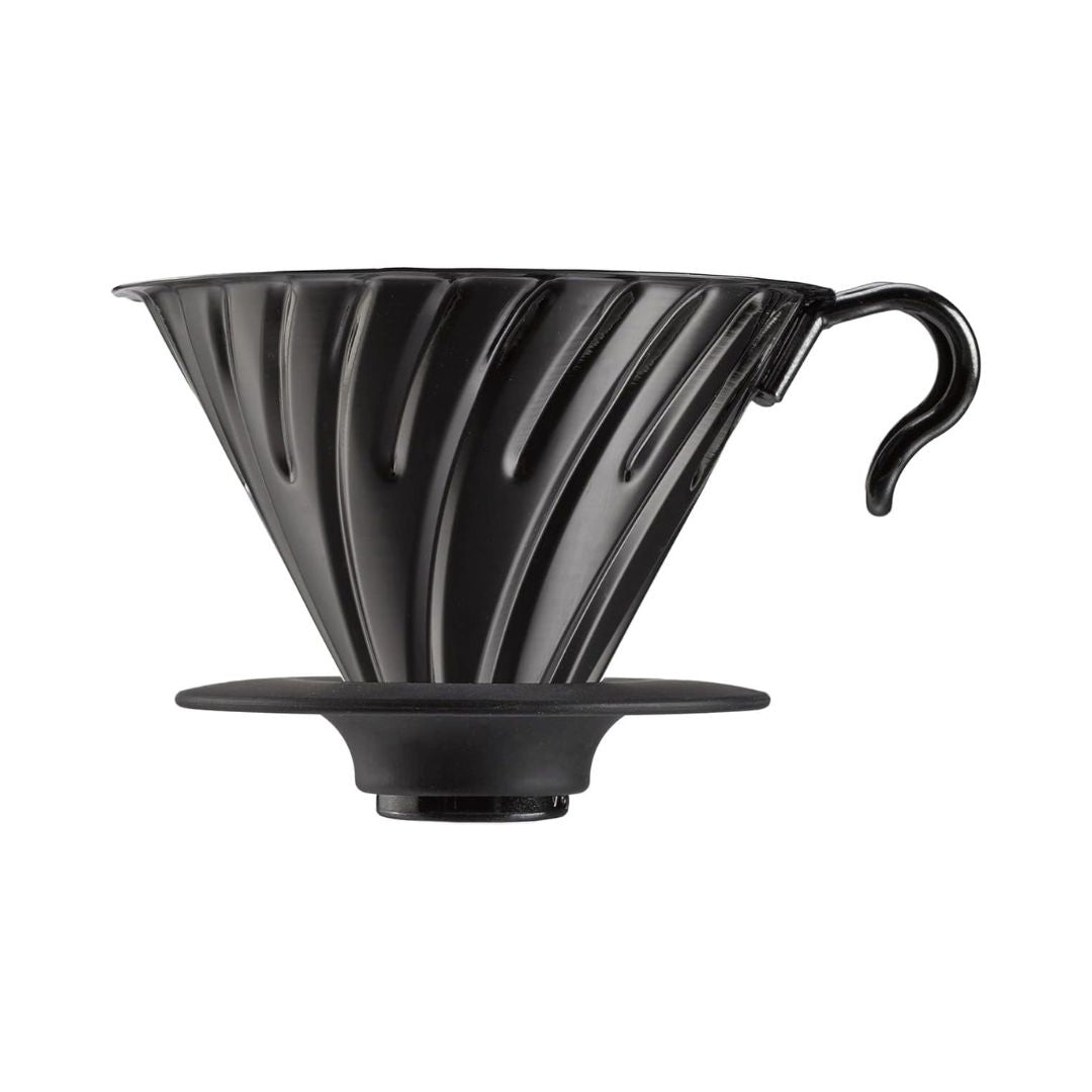 Hario : V60 Metal 02 Preto : Coador de Café - Hario - Cafino