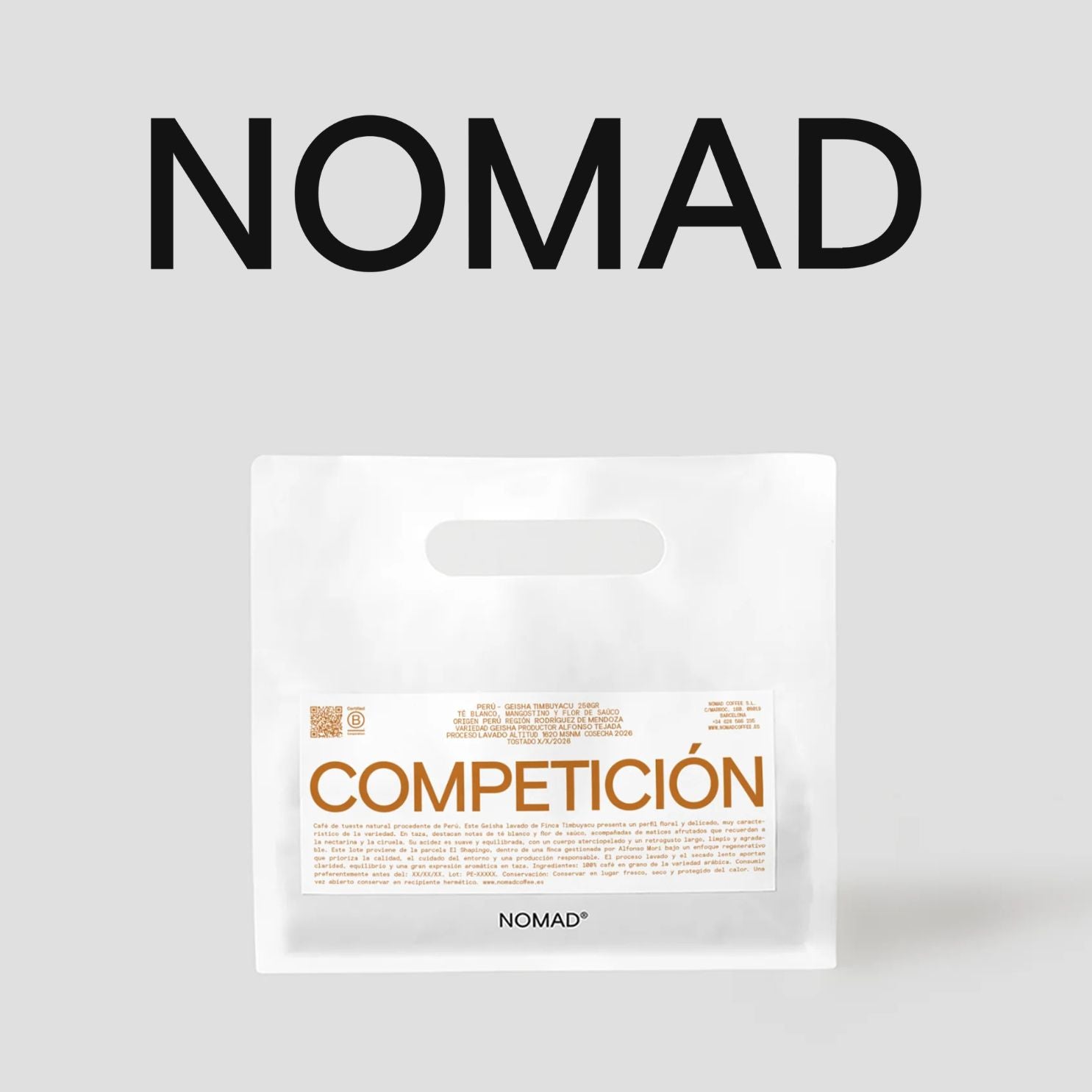 NOMAD : Competicíon : Gesha : 250g Grãos