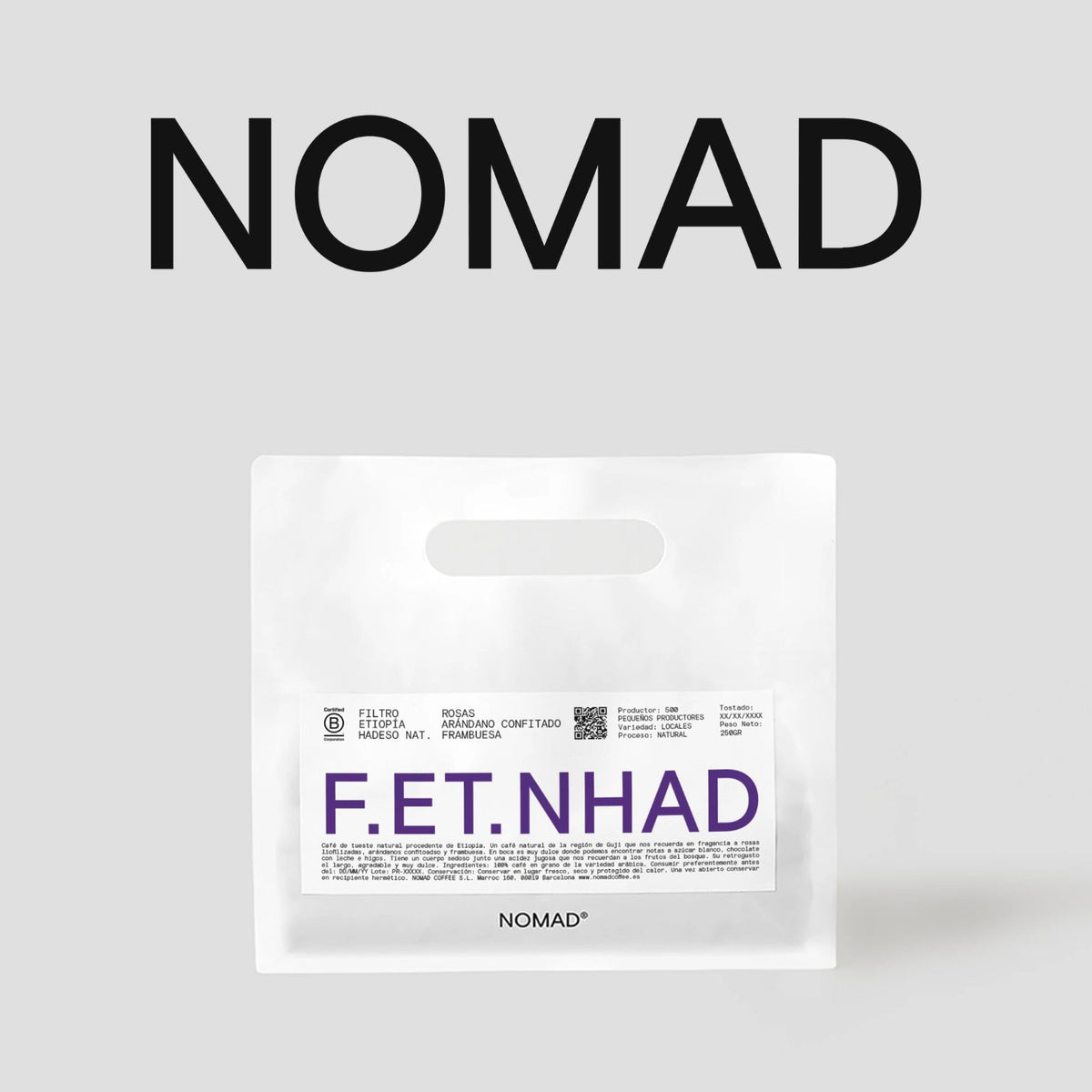 NOMAD : Etiópia : Shakiso : 250g Grãos